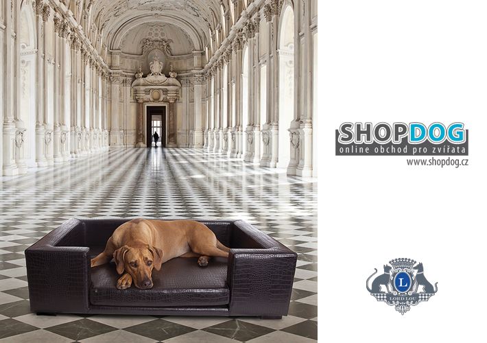 luxusn postele pro psy znaky LORD LOU, kolekce Luigi - www.shopdog.cz - KRAFT Servis s.r.o.