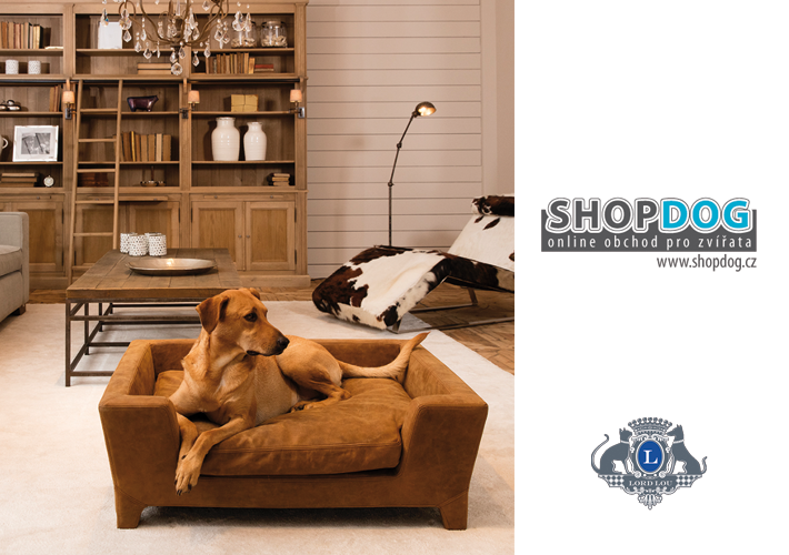 luxusn postele pro psy znaky LORD LOU, kolekce Massimo - www.shopdog.cz - KRAFT Servis s.r.o.