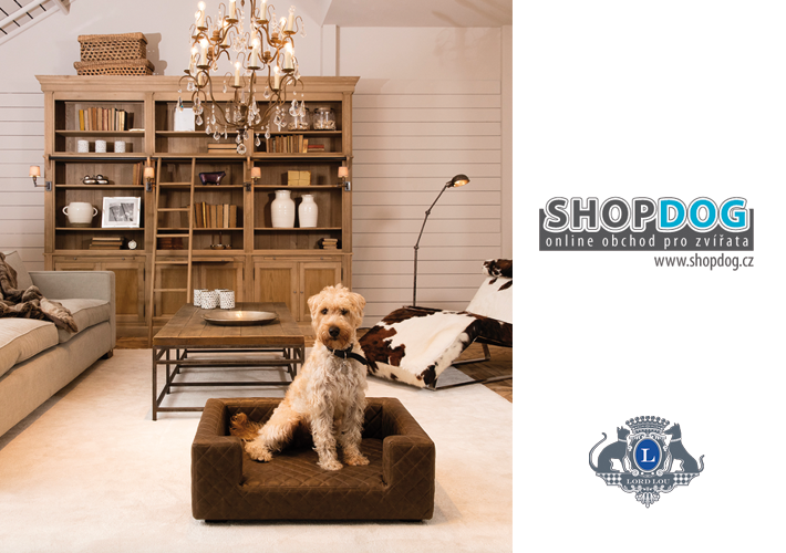luxusn postele pro psy znaky LORD LOU, kolekce Edoardo - www.shopdog.cz - KRAFT Servis s.r.o.