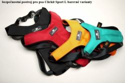 bezpenostn postroj pro psa Clickit Sport M