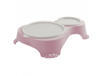 duo miska pro psy Sally s v��kem 1litr + 0,28litru r��ov�