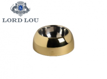 designov� nerezov� miska pro psa LORD LOU Capri vel. S zlat� - www.shopdog.cz