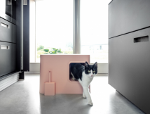 toaleta pro ko�ky Hoopo rosa - pohled 2 - www.shopdog.cz