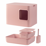 toaleta pro ko�ky Hoopo rosa - pohled 3 - www.shopdog.cz
