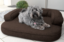 ortopedick� pelech, sofa pro psa LOTTE velikost L hn�d� 2 - pohled 2 - www.shopdog.cz