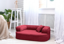 ortopedick� pelech, sofa pro psa LOTTE velikost L bordov� 2