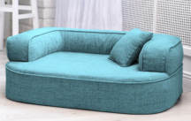 ortopedick� pelech, sofa pro psa LOTTE velikost L tyrkys 2