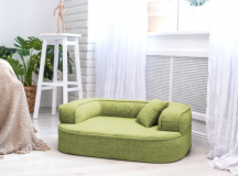 ortopedick� pelech, sofa pro psa LOTTE velikost XL zelen� 3