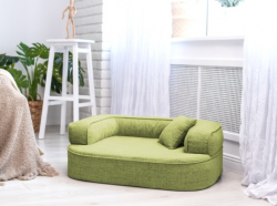 ortopedick� pelech, sofa pro psa LOTTE velikost XL zelen� 3 - pohled 1 - www.shopdog.cz