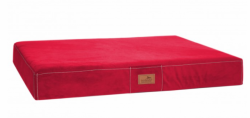 ortopedick� matrace s velurov�m povlakem velikost L �erven� 2 - www.shopdog.cz