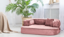ortopedick� sofa pro psa Sharleen r��ov� velikost L - pohled 1 - www.shopdog.cz