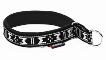 polstrovan� obojek pro psa �erno-st��brn� 4