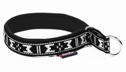 polstrovan� obojek pro psa �erno-st��brn� 4 - www.shopdog.cz