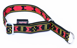 polostahovac� obojek Standard �erveno-�ern� 4 - www.shopdog.cz