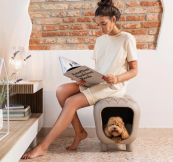 designov� lavice s integrovanou boudi�kou Pancuccia 1 - pohled 3 - www.shopdog.cz